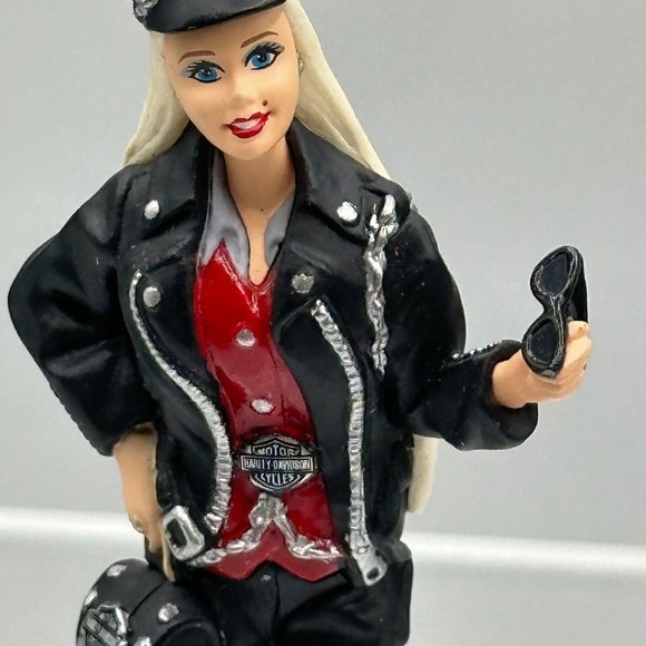 Hallmark Harley-Davidson Barbie Keepsake Ornament Biker Mattel Motorcycle - Picture 4 of 10